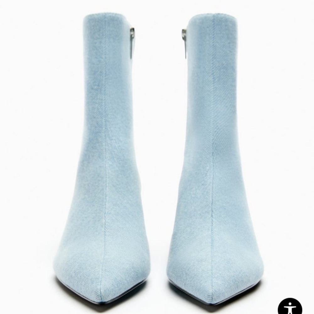 Zara Denim Bootie